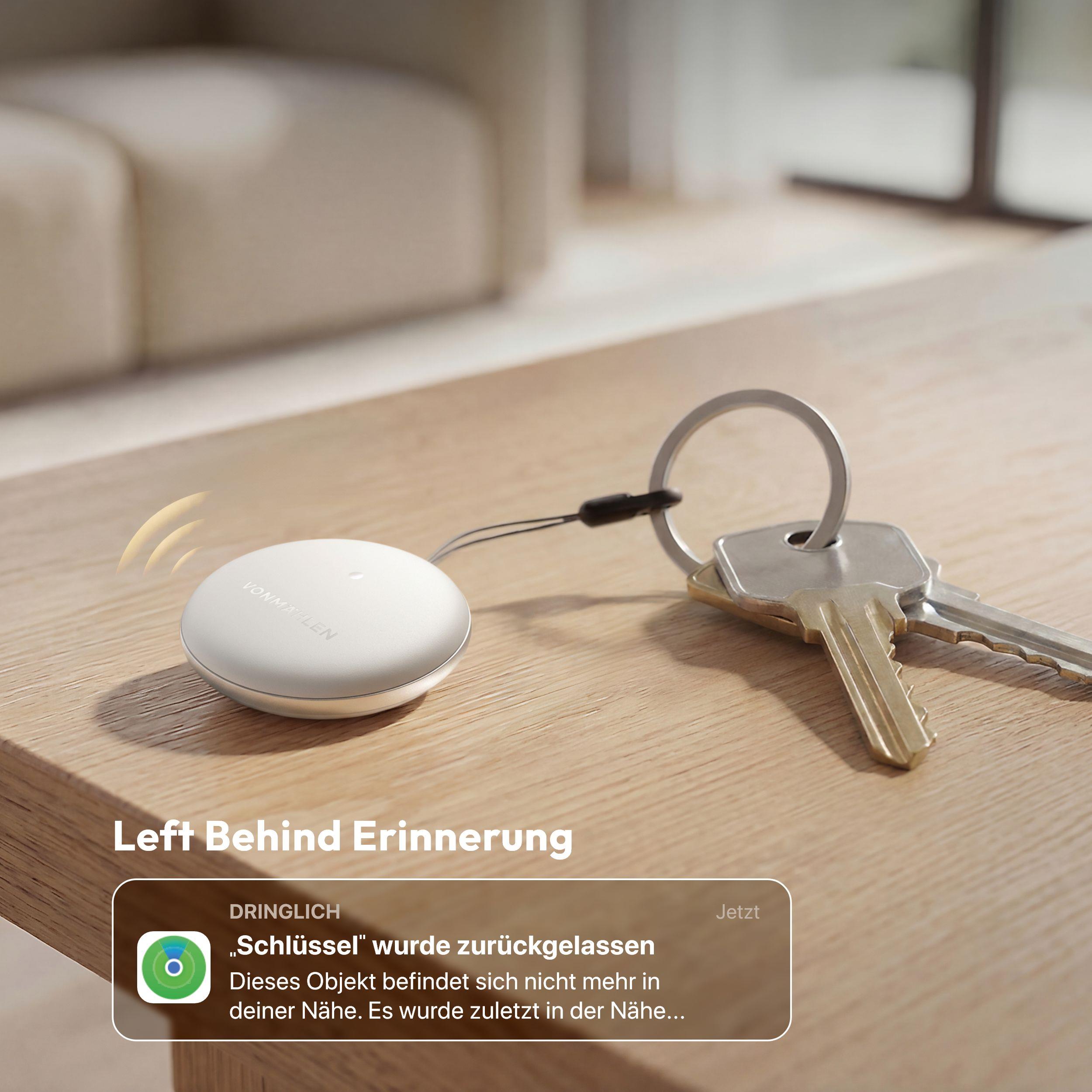 FindMe Tag - Der universelle Tracker für alles, was zählt - Weiß