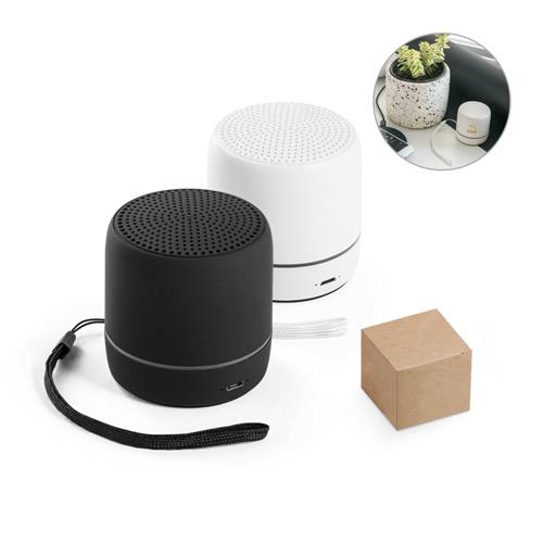 TURING. Lautsprecher 3W mit 4 Stunden Akkulaufzeit aus recyceltem ABS (100 % rABS)