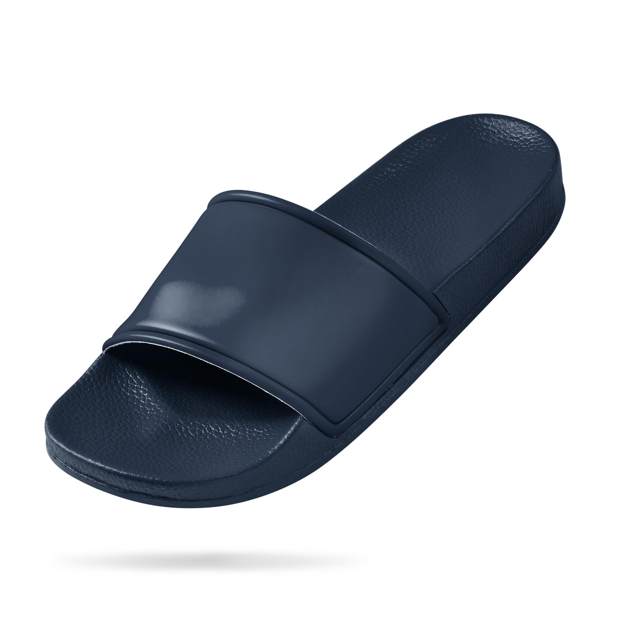 Badelatschen Unveredelt Classic ´Navy Blau´