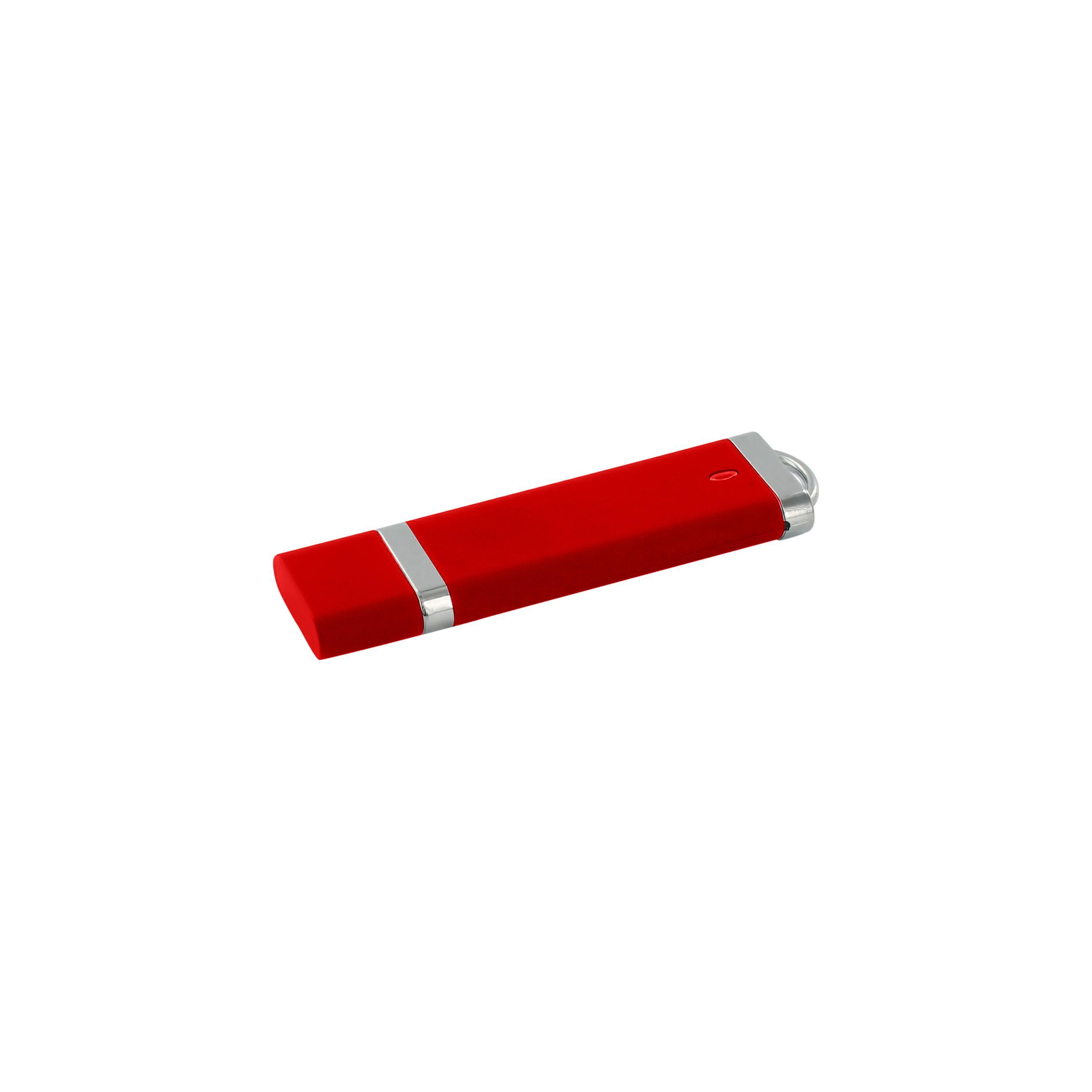 USB-Stick C10 USB 2.0 Flash Disk   2 GB Rot matt (gummiert)