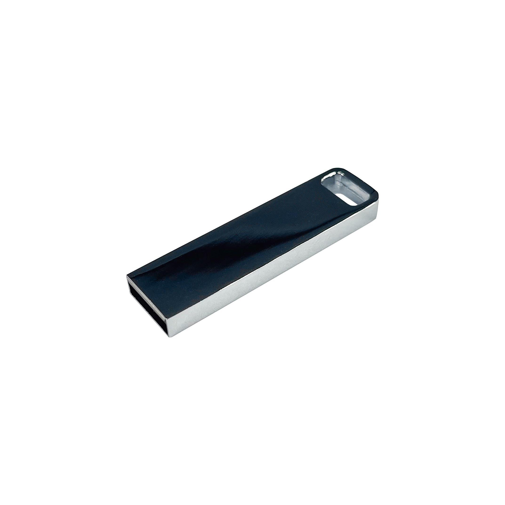 USB-Stick Mini 055 USB 2.0 COB   4 GB Silber-Chrom (glänzend)