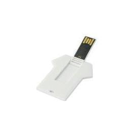USB-Stick Credit Card Trikot USB 2.0 COB   4 GB Weiß