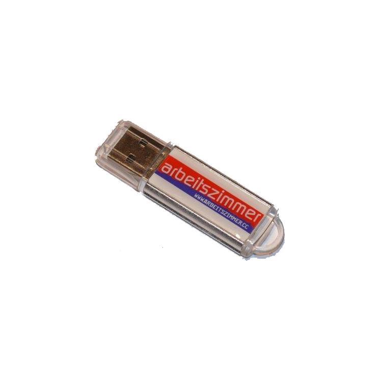 USB-Stick F47 Doming USB 2.0 Flash Disk  64 GB Silber