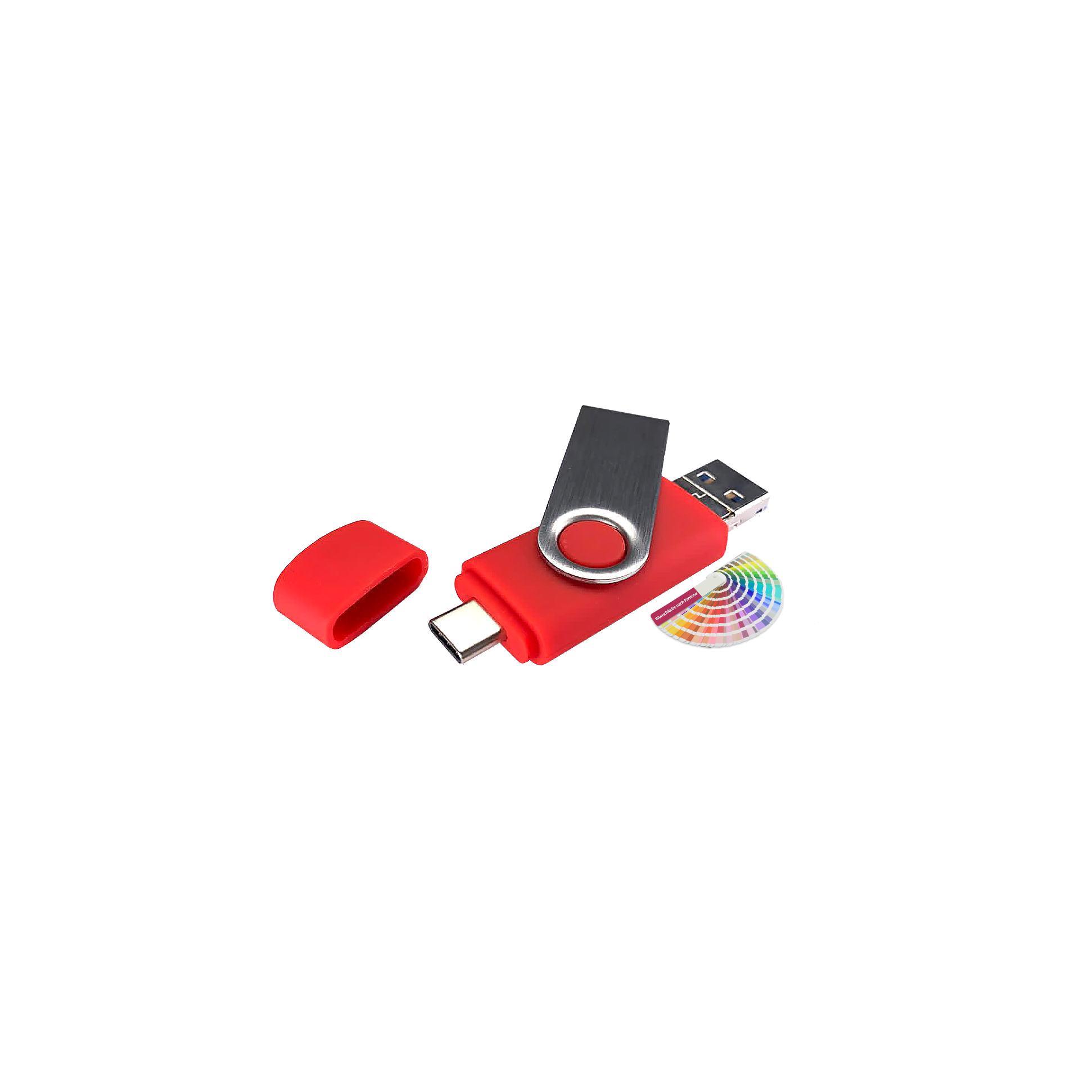 USB-Stick OTG C05 4 in 1 USB 3.0 Flash Disk  16 GB Rot