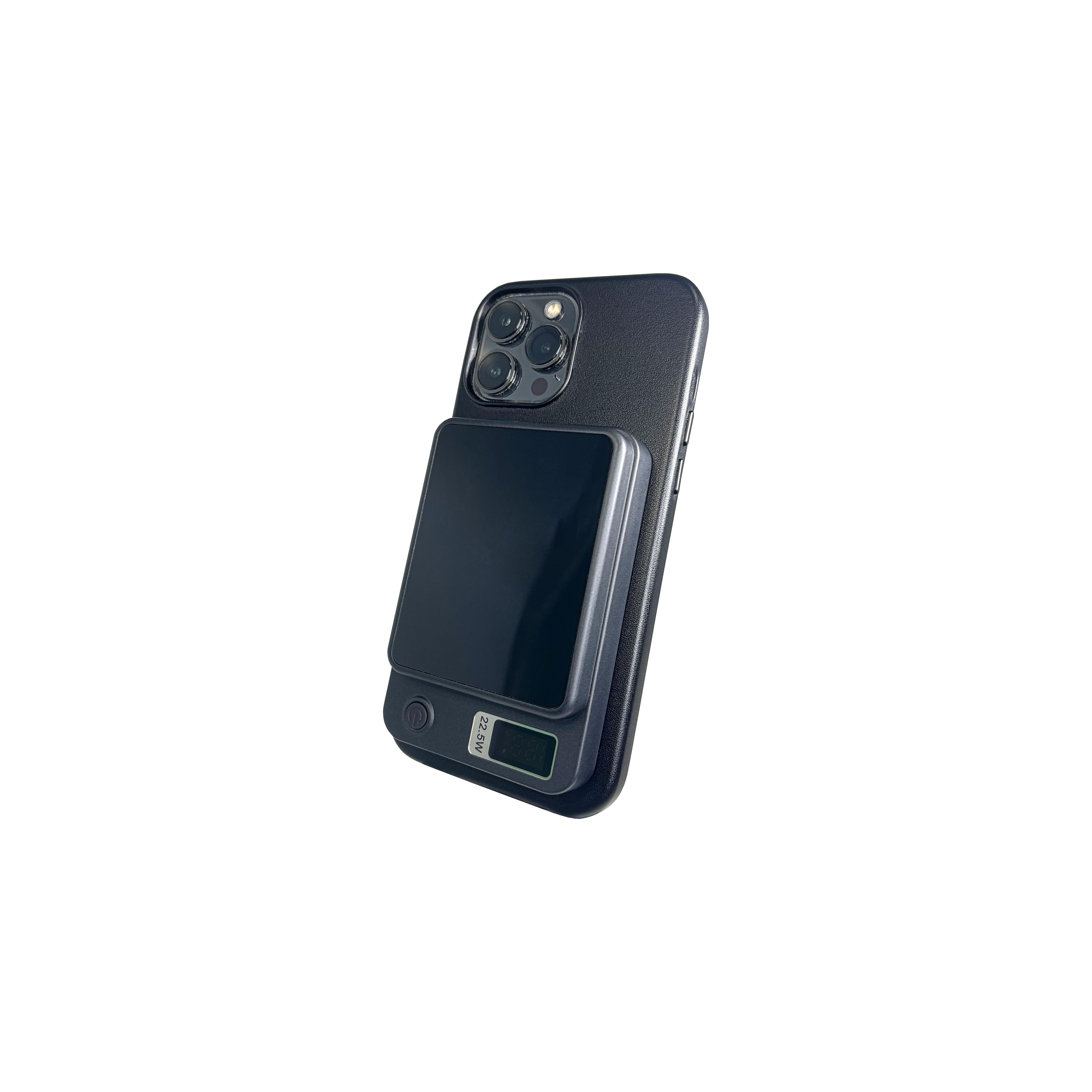 Magnetic Powerbank PB-69 QI Wireless Charging 5000 mAh Schwarz