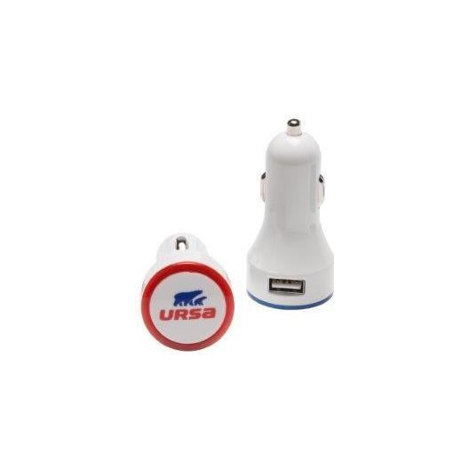 Car Charger 02 (3,1 A) Rot Transparent