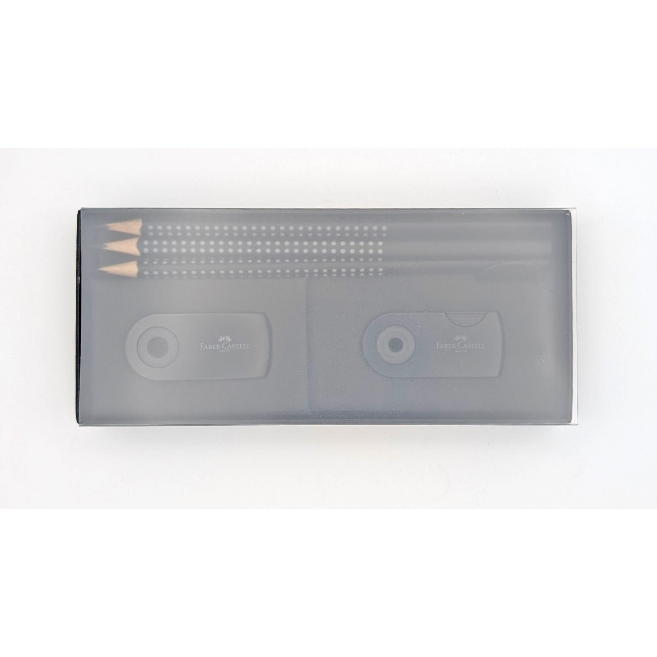 Set Alles um den Bleistift Mini Black Faber-Castell