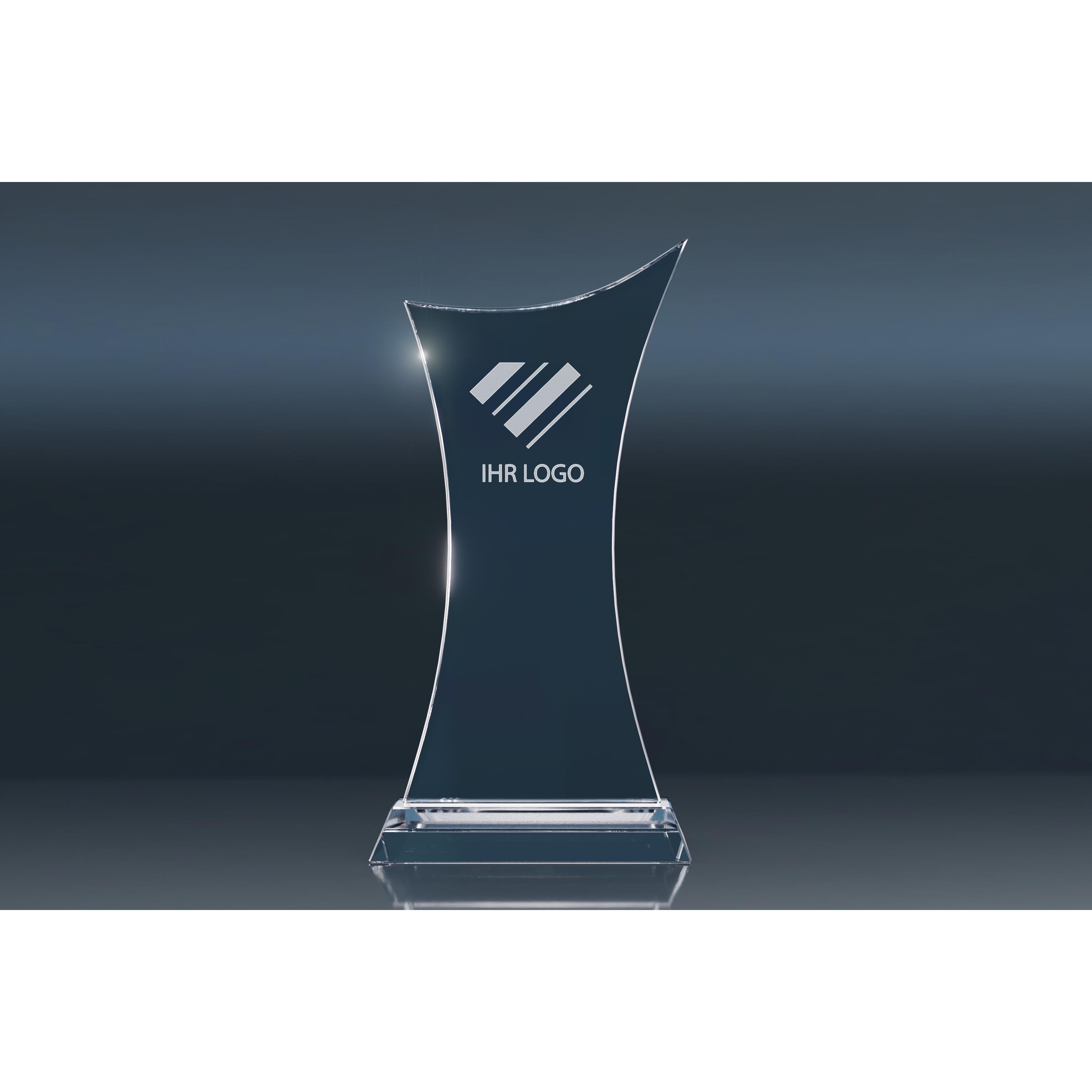 Crystal-Trophy  Thin Cross  (L)