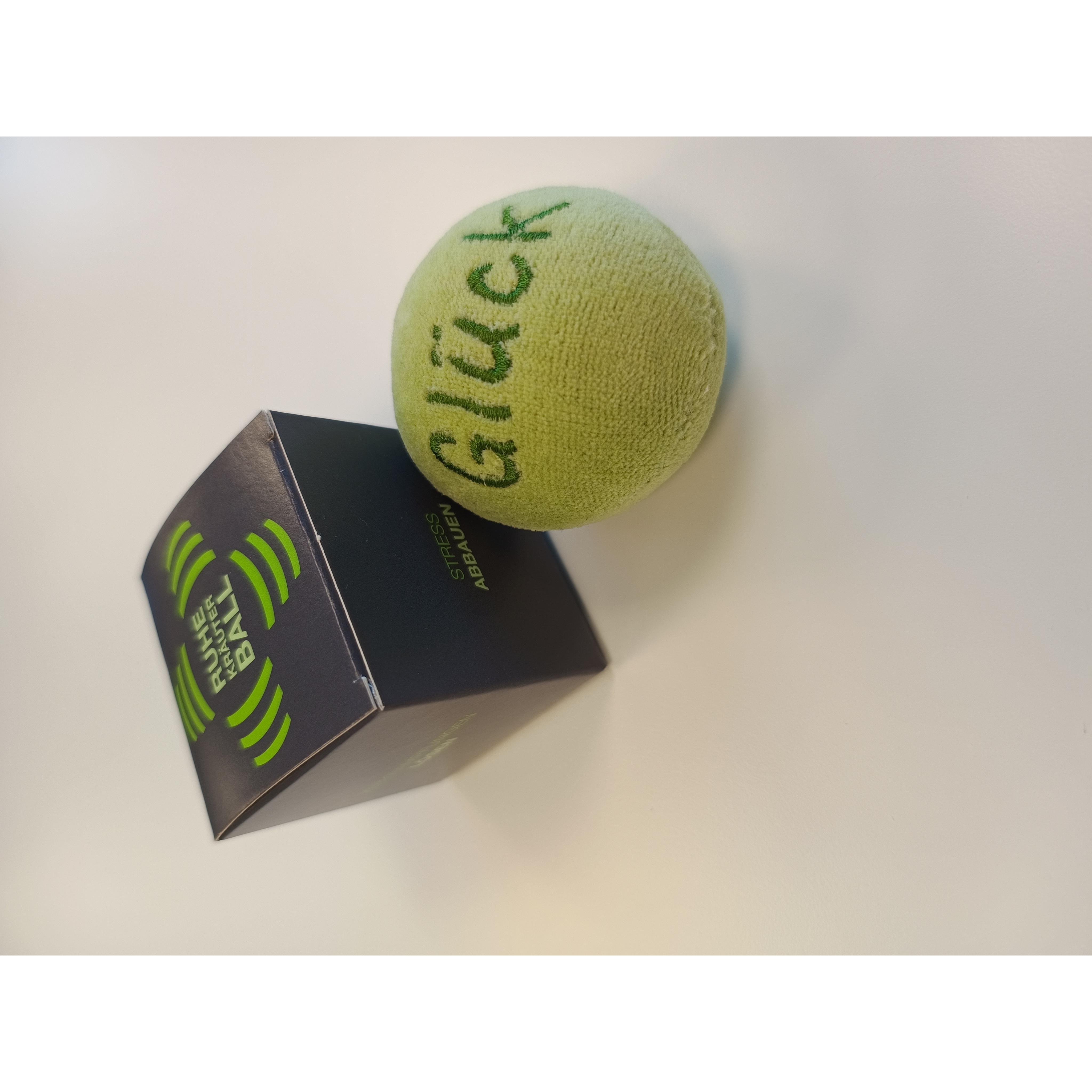 Anti-Stressball mit Logo und mit Verpackung