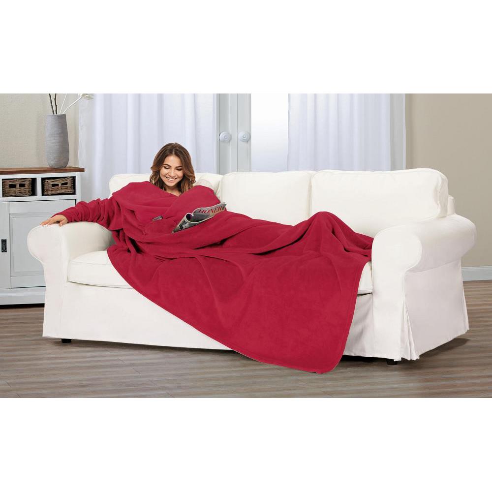Premium Kuscheldecke mit Ärmel