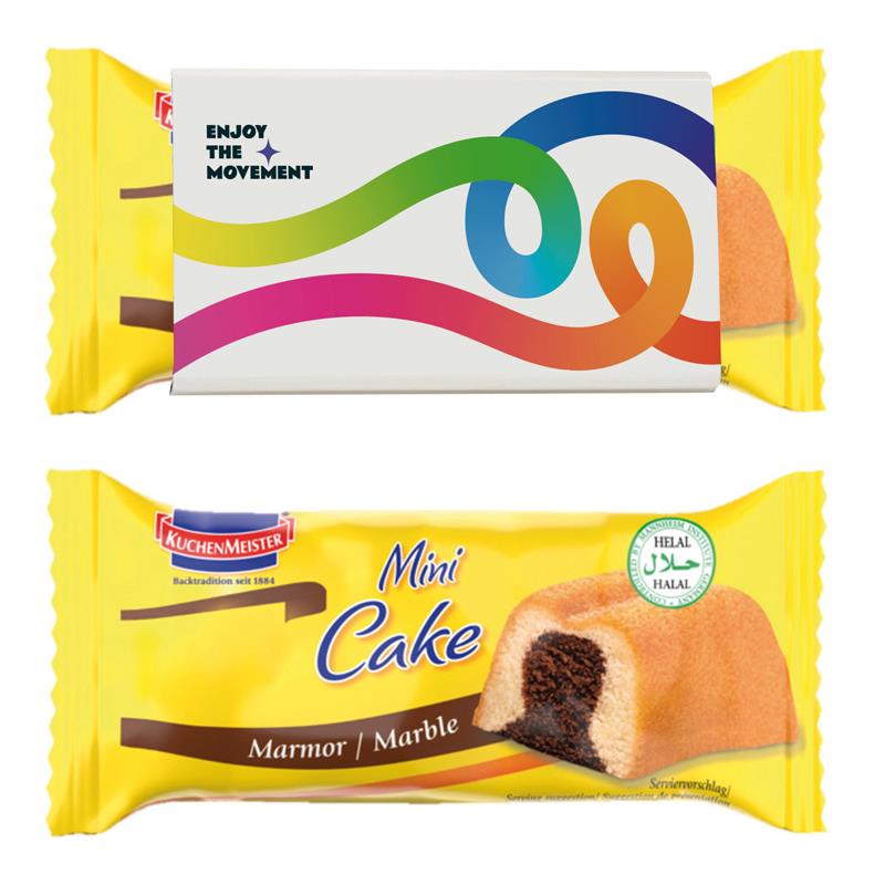 Mini-Cake im Werbeschuber
