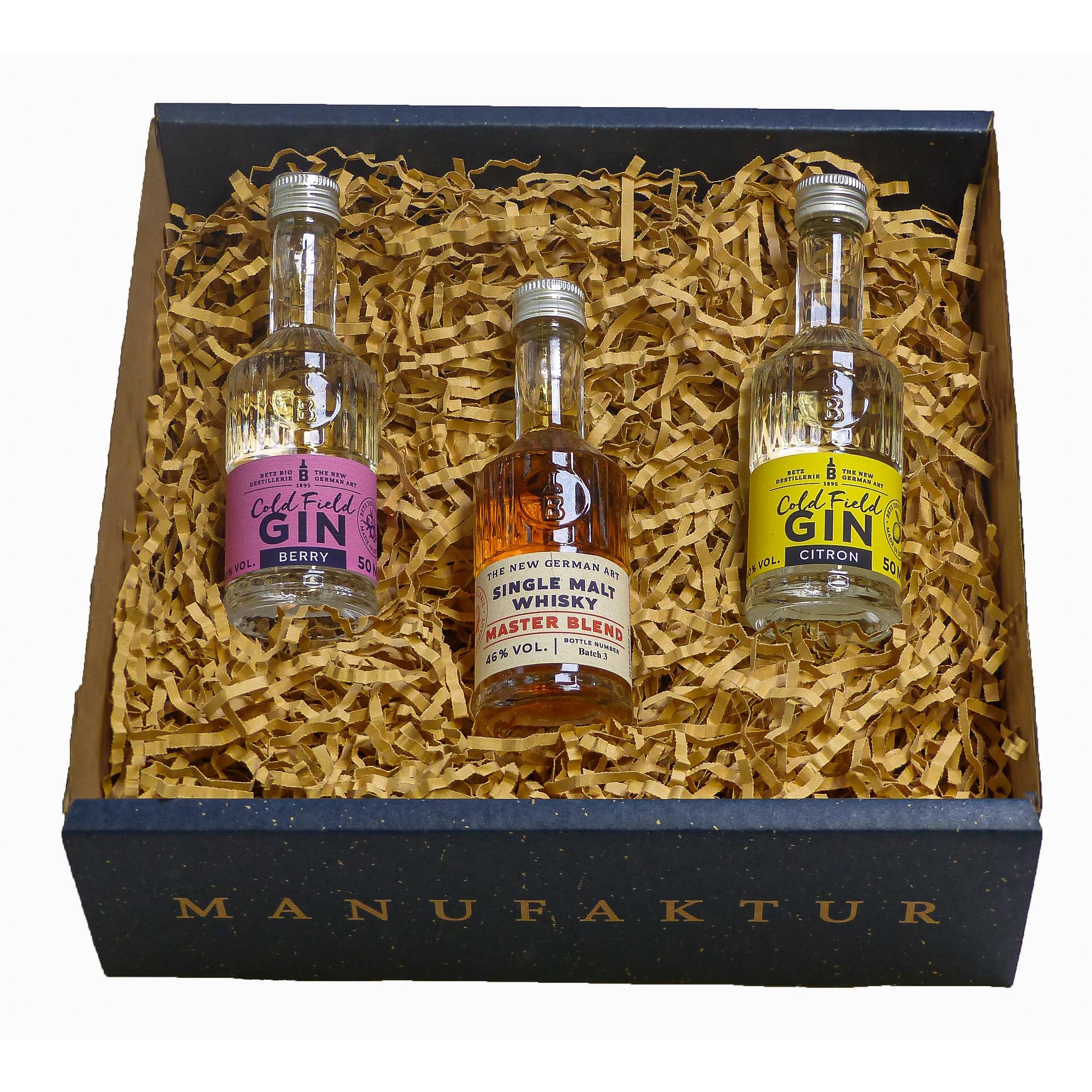 3er Präsentset ´Whisky & Gin´ 50 ml