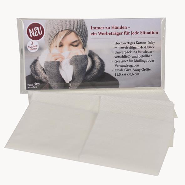 3er Set Taschentücher ´Slim Pocket´