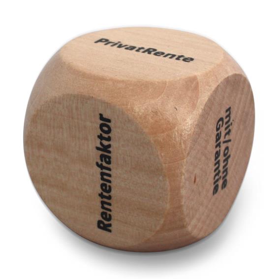 Holzwürfel groß 50x50x50 mm