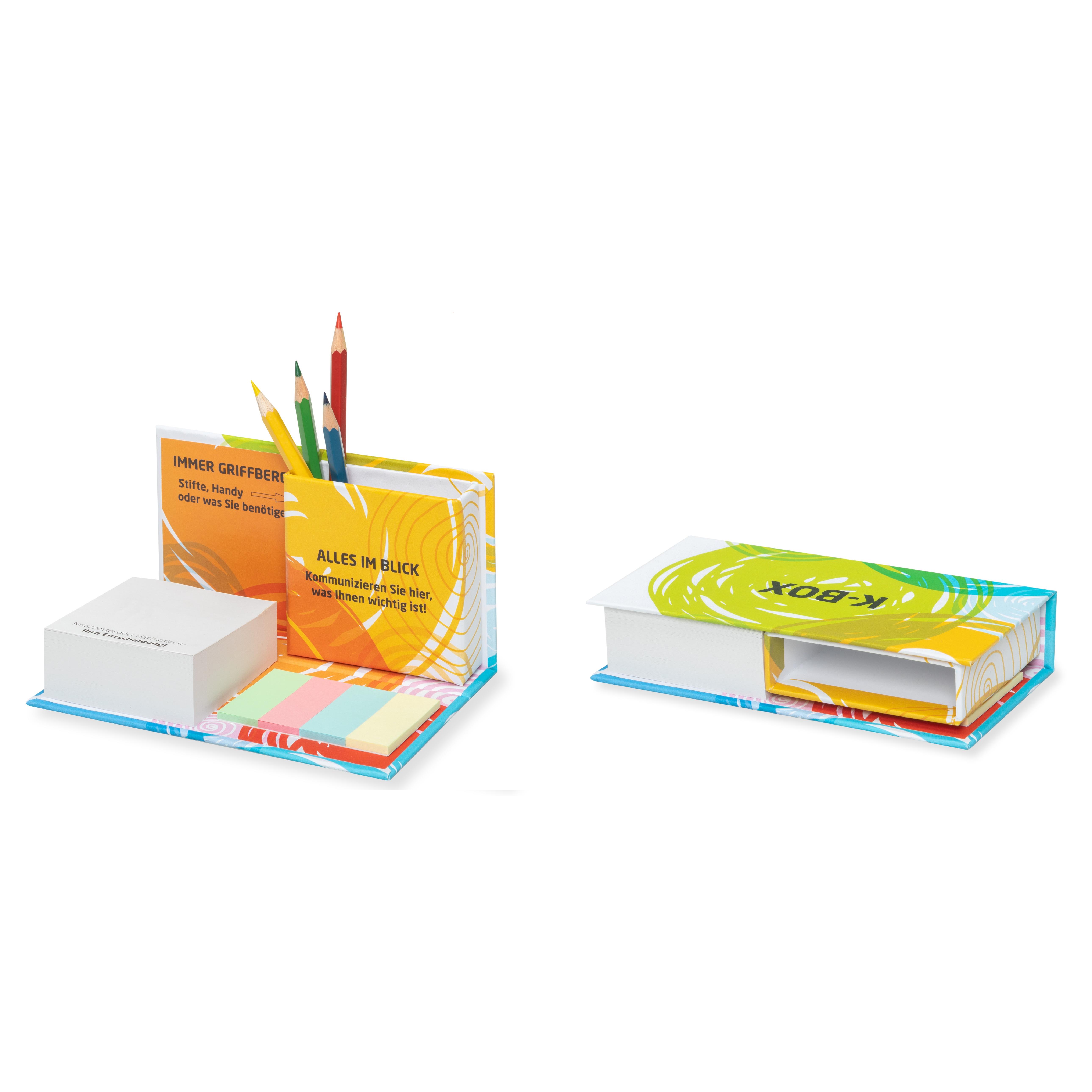 K-BOX - Notizzettel, Index + Stiftebox ECO