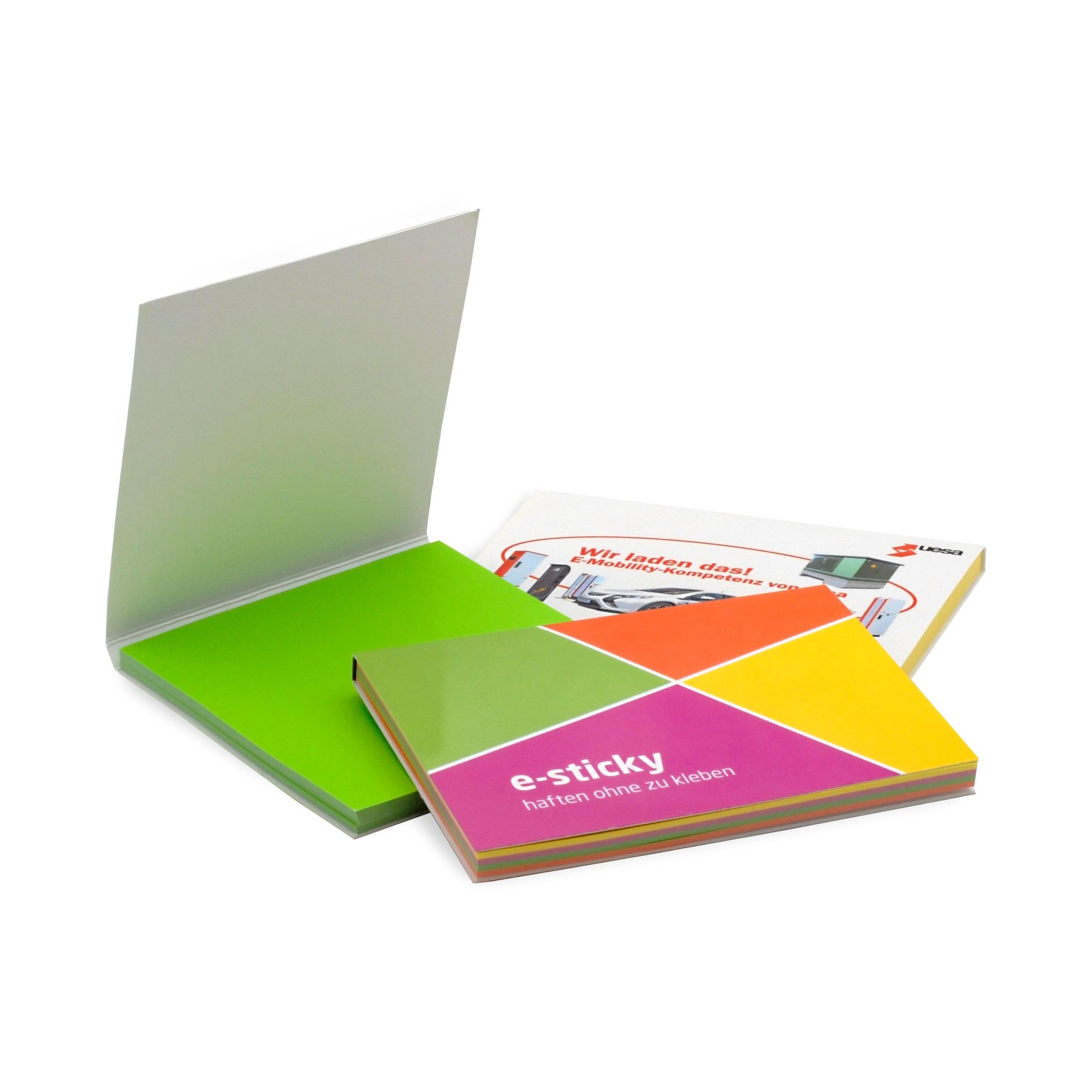 e-sticky Standardfarben im Kartoncover